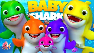 Baby Shark Dance | Wheels on the Bus, Old Mac Donald, ABC ,Baby Bath Song,  #babyshark