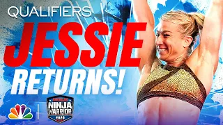 Sneak Peek: Jessie Graff Shines on the Course - American Ninja Warrior Qualifiers 2020