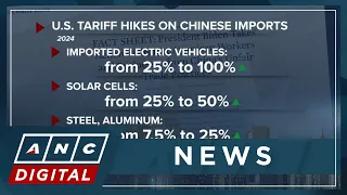 Biden unveils steep tariff hikes on Chinese imports including EVs, steel | ANC