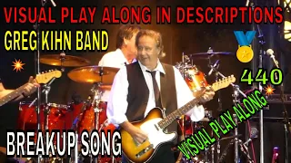 The Breakup Song by Greg Kihn Band, Guitar Backing Track, No Guitar, with Vocals, 440 Tuning.