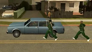 CJ becomes a cop in GTA SA (busted by cj)