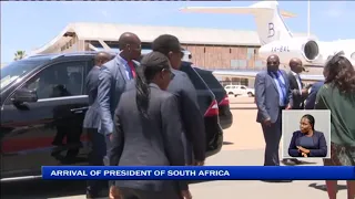 IN MEMORY | South Africa’s President, Cyril Ramaphosa arrives in Namibia - nbc