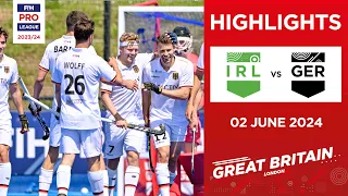 FIH Hockey Pro League 2023/24 Highlights - Ireland vs Germany (M) | Match 1