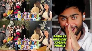 Rabia Faisal Birthday Vlog _ Reaction | Bollywood /Hollywood Celberties at my Birth 🥳 | Ak Reaction