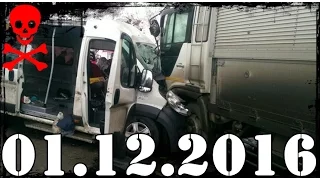 Подборка дтп и аварии 01.12.2016 Car Crash Compilation