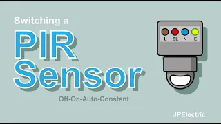 Installing a PIR sensor to an outside light