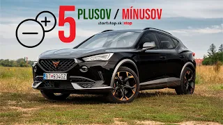 Cupra Formentor VZ - 5 plusov / mínusov