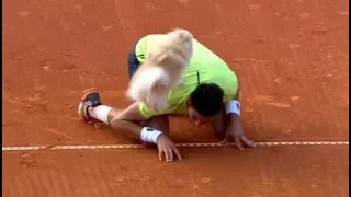 Cringey and funny celebrations in Tennis