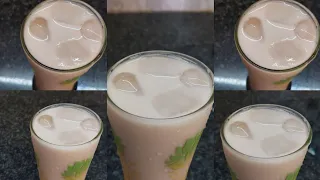 ragi milk shake//ragi malt//ragi drink//healthy cooling drink//ragi juice//refreshing summer drinks/