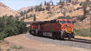 BNSF Trains Over the Tehachapi Pass