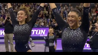 Katelyn Ohashi and Kyla Ross put on a show as they earn perfect 10s at Washington