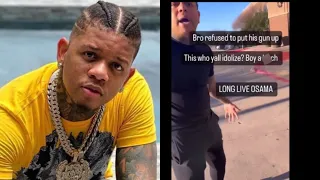 Yella Beezy Gets In HEATED ALTERCATION With WHITE Mo3 Fan Who Dry SNITCHES “IM A KNOCK OUT MF..