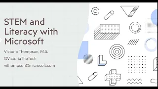 STEM and Literacy with Microsoft
