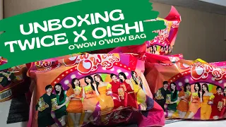 Unboxing Oishi x Twice O'Wow O'Wow Bag