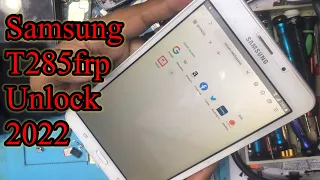 SAMSUNG Galaxy Tab A6 (T280/T285) FRP/Google Account Bypass Without PC  2022