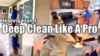 HELPING HAND! DEEP CLEANING FOR FREE! DEEP CLEANING CHECK LIST! HOW TO DEEP CLEAN LIKE A PRO!