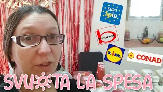 🛒SVUOTA LA SPESA🛒+350€🛒 EUROSPIN, LIDL, CONAD, SENZA GLUTINE e BENNET🛒