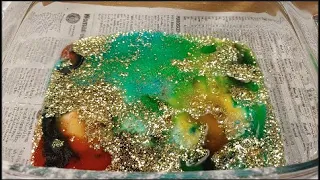 Science Experiments - Making Glitter "Fireworks"