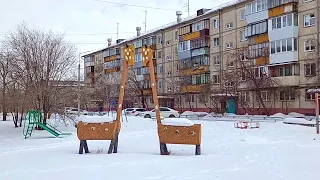 Магнитогорск, прогулка в Правобережном районе, 124-й, 126-й и 127-й микрорайоны (12.02.2024)