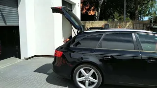 Audi A4 B8 lift Avant 2.0 TDI - montaż elektrycznej klapy bagażnika ☀