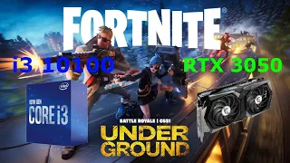 Fortnite Chapter 5 season 1 Performance mode (i3 10100 RTX 3050 8GB)