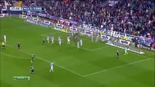 La Liga 29 11 2014 Malaga vs Real Madrid - FULL HD - Full Match - 1ST - Rusian Commentary - 1080P