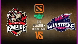 Empire Hope vs Winstrike Game 1 - Bucharest Minor CIS Qualifier: Losers' Finals w/ Nomad, MoFarah