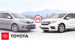 2020 Toyota Sienna vs. Honda Odyssey: Head to Head Comparison | Toyota