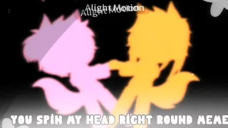 You spin my head right round meme | Flash Warning! | ft. Funtime foxy and Lolbit | Not a ship! |