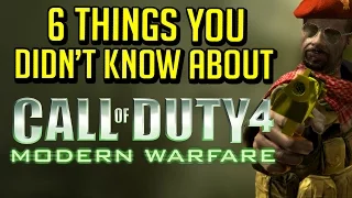 6 Things You Didn’t Know About Call of Duty 4: Modern Warfare