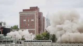 Wellington Hotel Implosion in Albany, NY