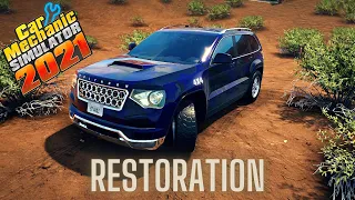 restoration BOLTHORN GRANDE MOJAVE 2014 4X4 full tuning - Car Mechanic Simulator 21 gameplay pc 4K