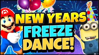 New Years Freeze Dance | Just Dance | Brain Break