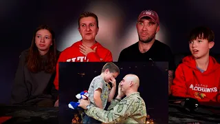 Graham Family Reacts to American Soldiers Coming HOME (Emotional)