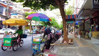 4K 🇹🇭 Walking In Bangkok City | Sathorn Area (Soi Saint Louise 3)