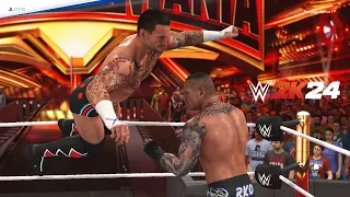 WWE 2K24 - CM Punk Vs Randy Orton EXTREME RULES MATCH (PS5)