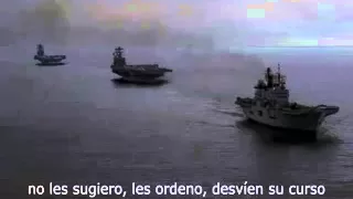 Conversacion por radio entre gallegos y la armada estadounidense