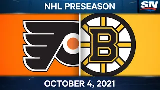 NHL Pre-Season Highlights | Bruins vs Flyers – October 4th, 2021