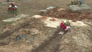 Families upset with condition of Triad cemetery