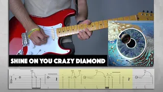 Pink Floyd - Shine On You Crazy Diamond Easy Solo Lesson + Tab
