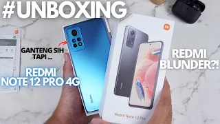 KOK GINI?! UNBOXING Redmi Note 12 Pro 4G Indonesia, Ganteng-Ganteng Tapi... (isi sendiri)😅