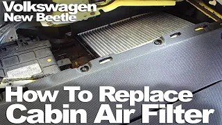 New Beetle: How To Replace Cabin Air Filter