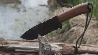 The Process of making a Razor-Sharp Hunting Knife!