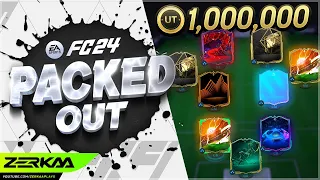 BUILDING A NEW *INSANE* 1,000,000 COIN TEAM! (EAFC 24 Packed Out #16)