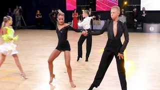 Ча-ча-ча / Юниоры-1 La (Open) финал - Чемпионат Минска (21.05.2023) спортивные бальные танцы