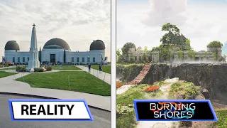 Horizon Burning Shores VS Reality | Real World Locations Comparison | Los Angeles