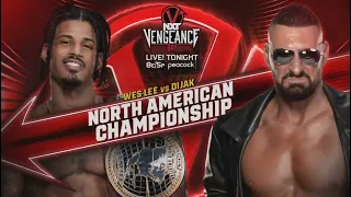 NXT Vengeance Day 2023 Match Card HD