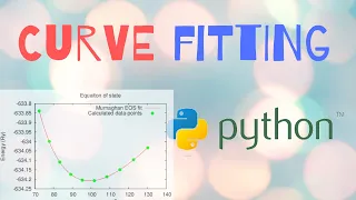 Non-Linear CURVE FITTING using PYTHON