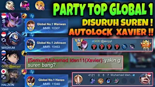 PARTY TOP GLOBAL 1 DISURUH SUREN❗️AUTO LOCK SAMPE GH😏