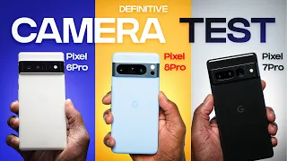 Pixel 8 Pro vs Pixel 7 Pro vs Pixel 6 Pro DEFINITIVE Camera Test - SURPRISING RESULTS